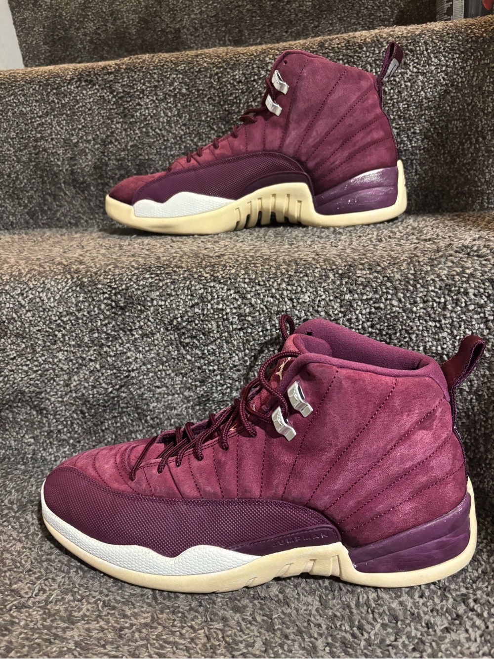 Nike Air Jordan 12 Burgundy Bordeaux Men"s Size 12.5